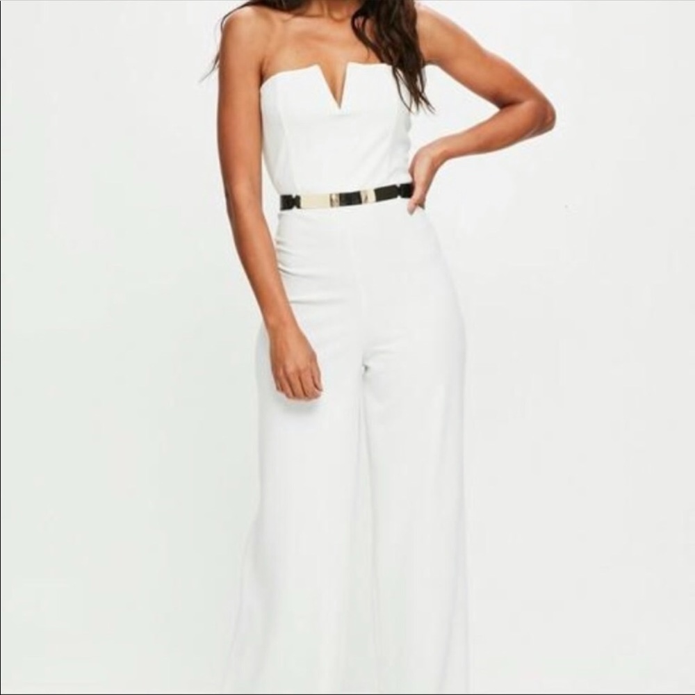 white jumpsuit